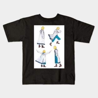 Thirteenth Doctor Watercolour Kids T-Shirt